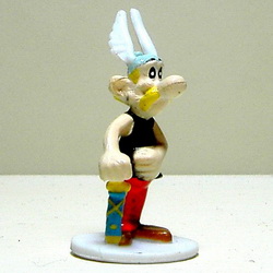 Asterix steht OVP Asterix Anhänger 1 mit BPZ 2015 Zaini Asterix Collection 